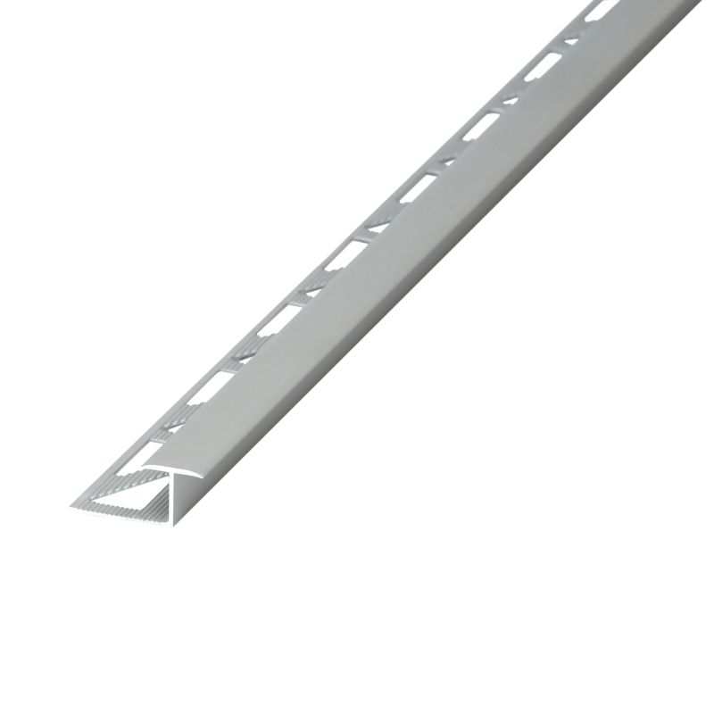 Profil fugowy łączący aluminiowy Diall 12 mm srebrny elastyczny 2,5 m