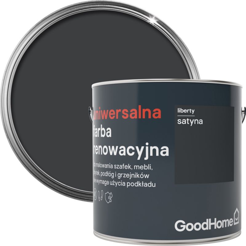 Farba renowacyjna uniwersalna GoodHome liberty satyna 2 l