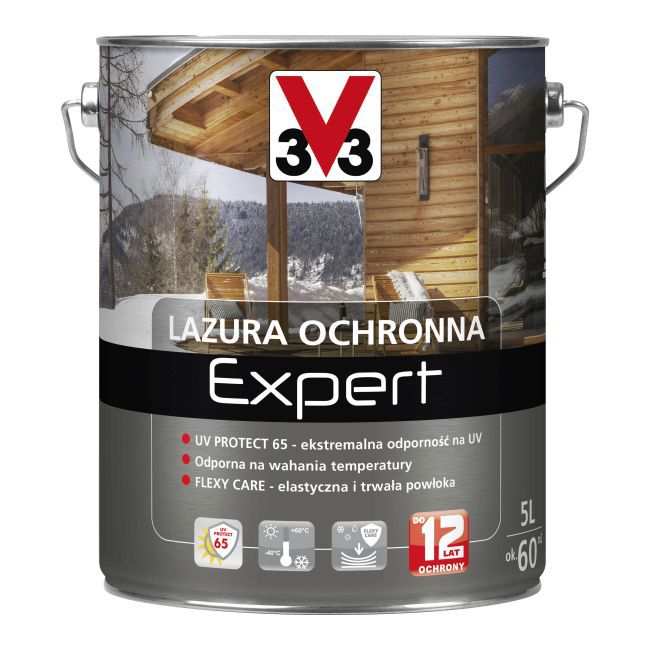 Lazura ochronna V33 Expert tek 5 l