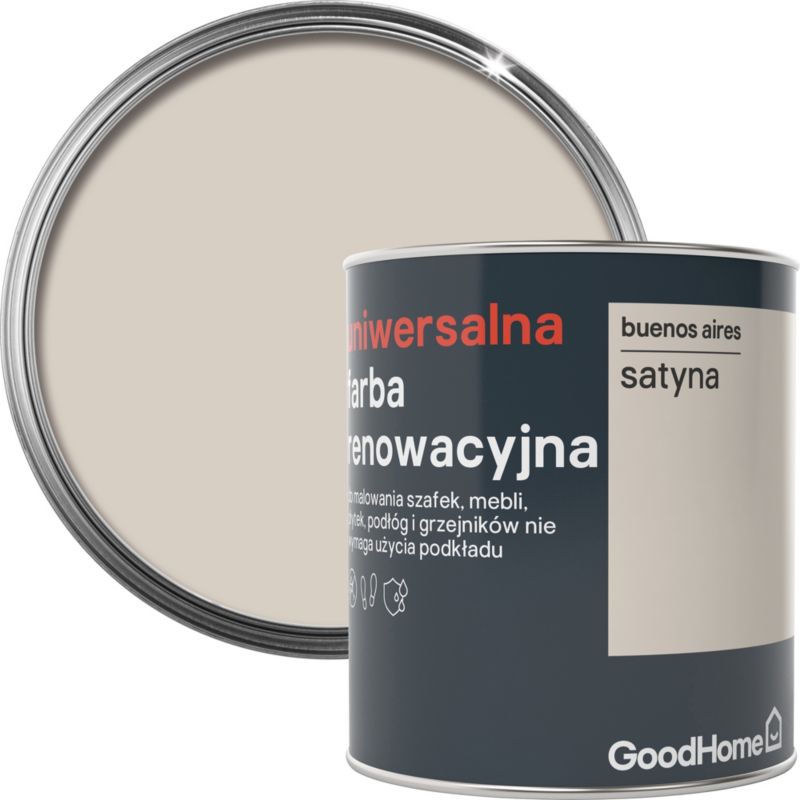 Farba renowacyjna uniwersalna GoodHome buenos aires satyna 0,75 l