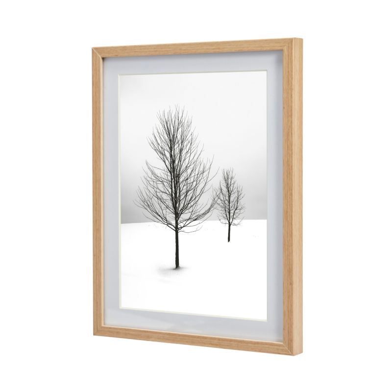 Ramka na zdjęcia GoodHome Banggi 18 x 24 cm aluminium efekt drewna