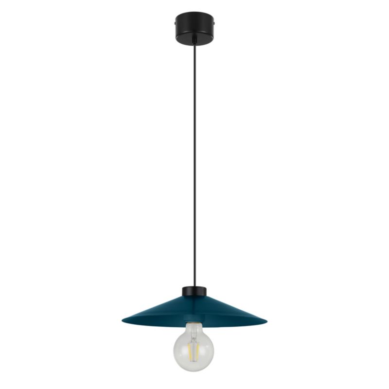 Lampa wisząca GoodHome Zanbar 1-punktowa E27 zielona