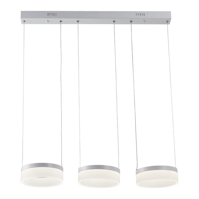 Lampa wisząca LED Nicki 3 x 12 W biała