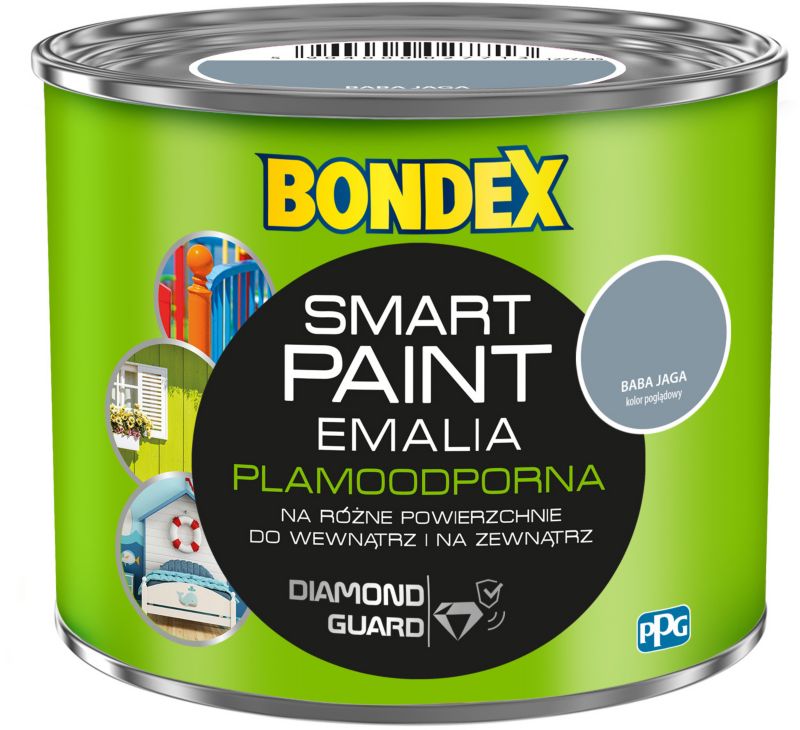 Emalia akrylowa Bondex Smart Paint baba jaga 0,5 l