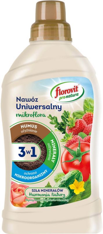 Nawóz uniwersalny Florovit pro natura płynny 1 kg