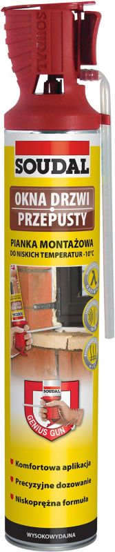 Pianka montażowa Soudal zimowa 750 ml