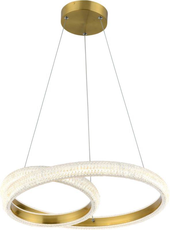 Lampa wisząca Auxerre 2880 lm 4000 K złota