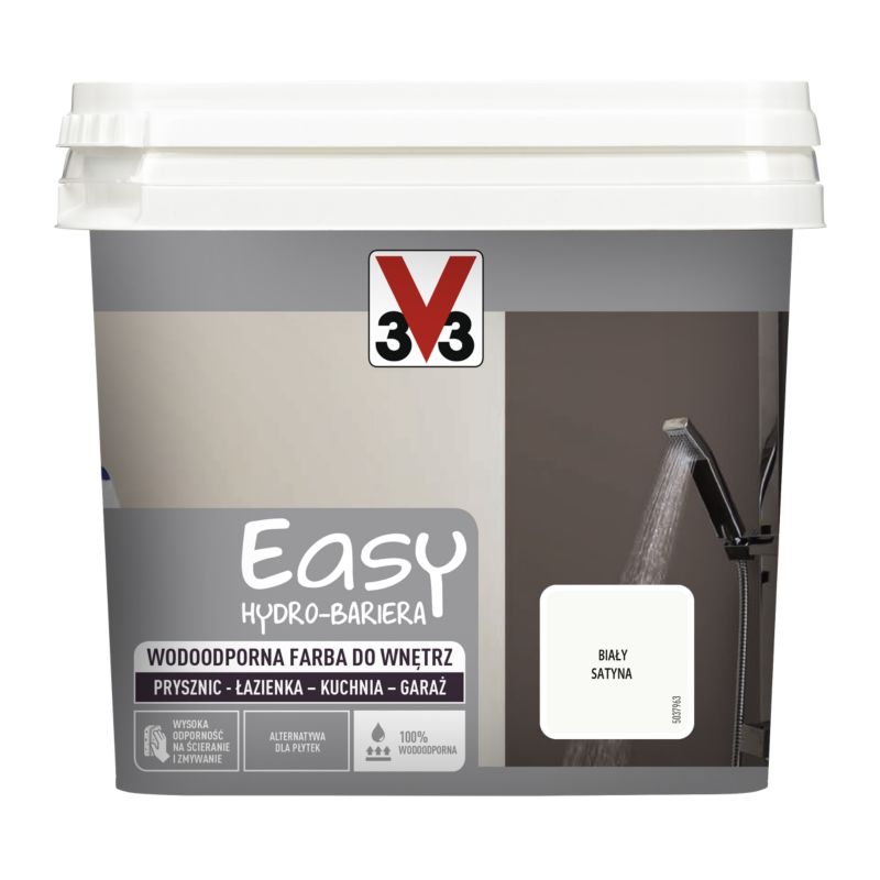 Farba V33 Easy Hydro-Bariera biała 0,75 l