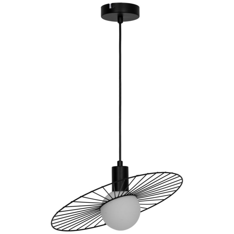 Lampa wisząca GoodHome Odzala 1-punktowa G9 czarna