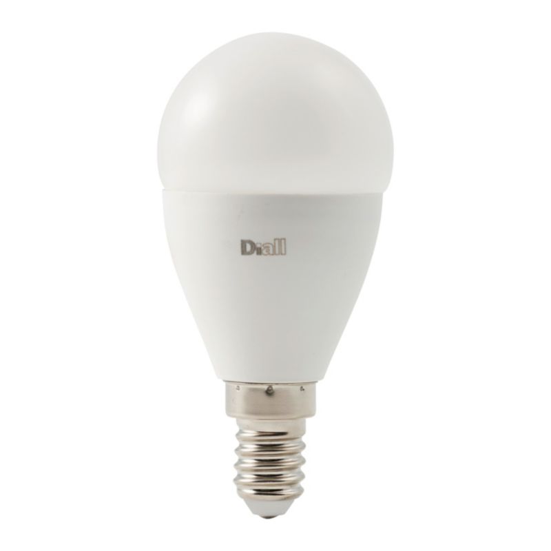 Żarówka LED Diall P45 E14 8,5 W 806 lm mleczna barwa ciepła