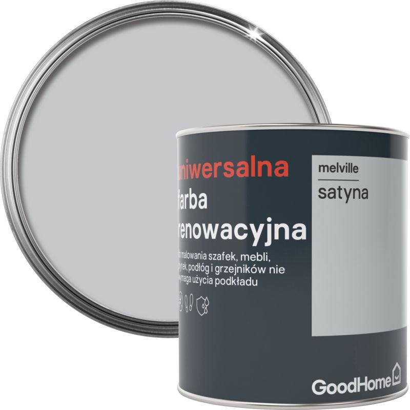 Farba renowacyjna uniwersalna GoodHome melville satyna 0,75 l