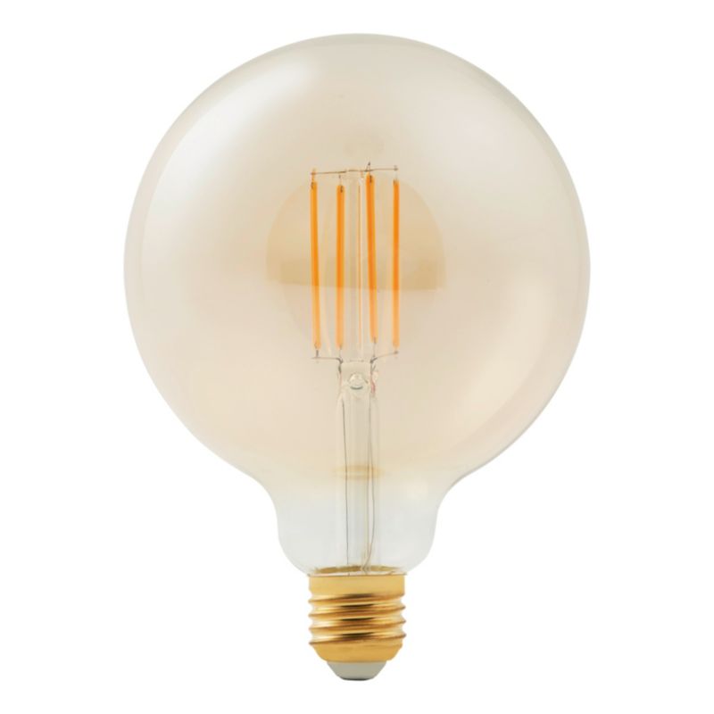 Żarówka LED Diall G125 E27 9 W 806 lm amber