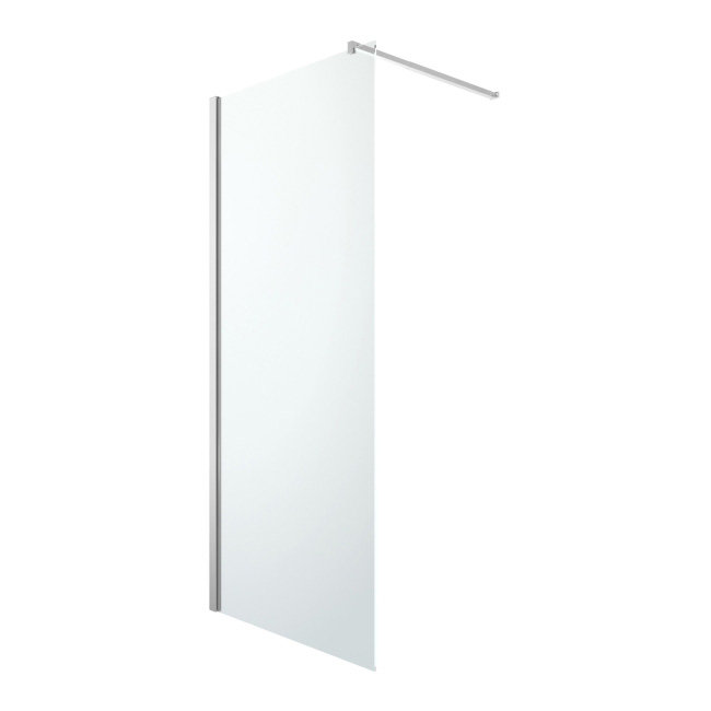 Kabina prysznicowa walk-in GoodHome Beloya 90 cm chrom/transparentna