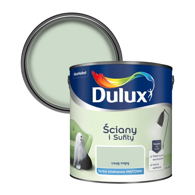 Farba Dulux Ściany i Sufity czuję miętę 2,5 l