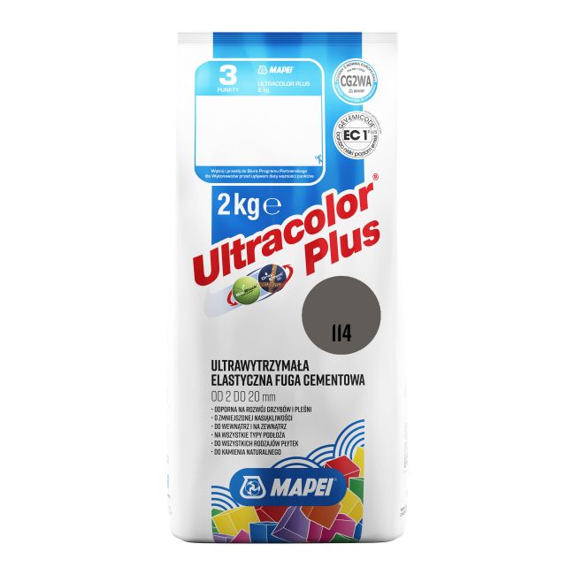 Fuga elastyczna Mapei Ultracolor Plus 114 antracyt 2 kg