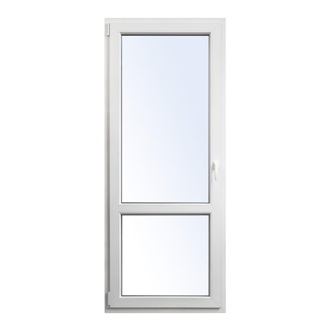 Drzwi balkonowe PCV rozwierno-uchylne 865 x 2095 mm lewe