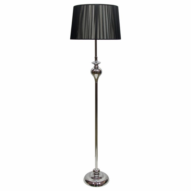 Lampa podłogowa Gillenia 1 x 60 W E27 czarna