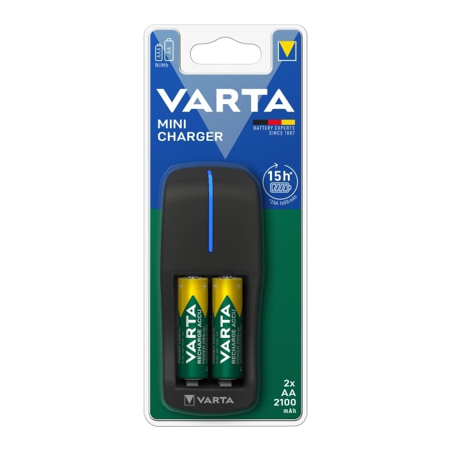 Ładowarka Varta Mini Charger + 2 x AA 2100 mAh