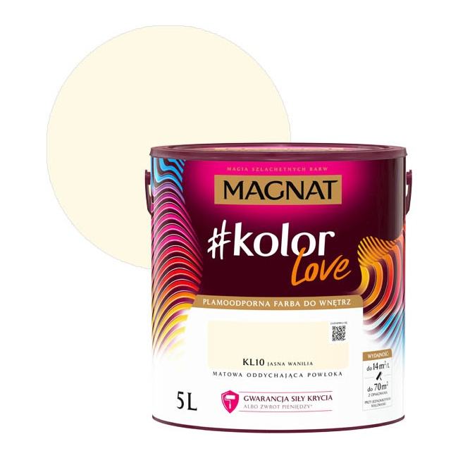 Farba kolorowa Magnat #kolorLove jasna wanilia 5 l