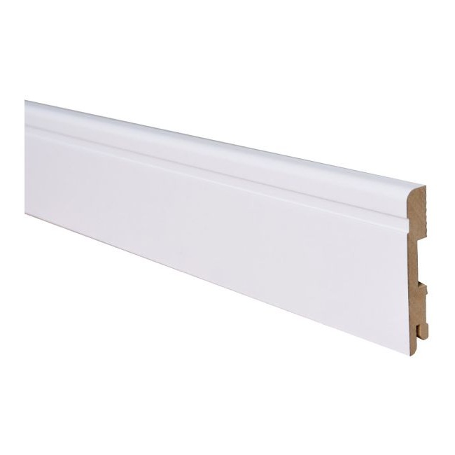 Listwa przypodłogowa MDF Foge LB2 16 x 100 x 2000 mm biały półmat