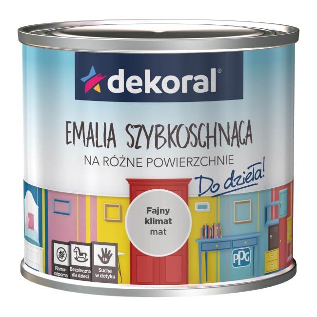 Emalia Do dzieła Dekoral fajny klimat mat 0,5 l