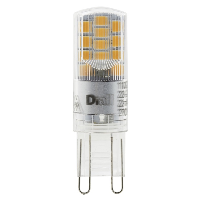 Żarówka LED Diall G9 300 lm 2700 K 2 szt.