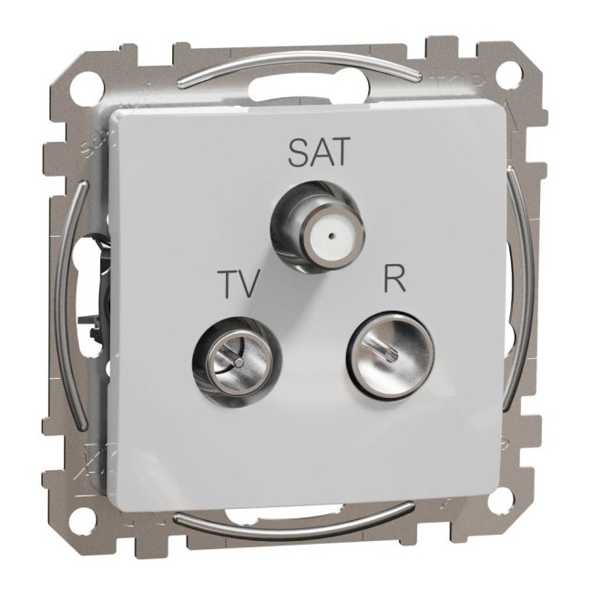 Gniazdo R-TV-SAT Schneider Electric Sedna Design&Elements aluminium