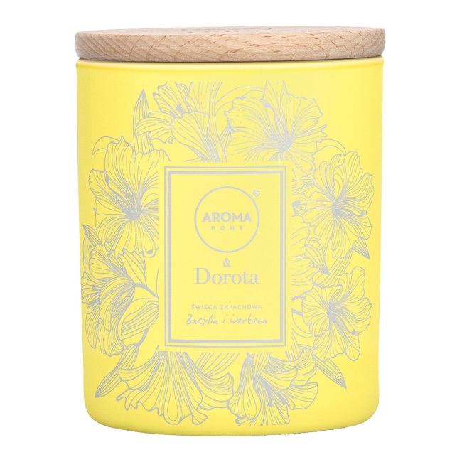 Świeca Aroma Home & Dorota bazylia i werbena 260 ml