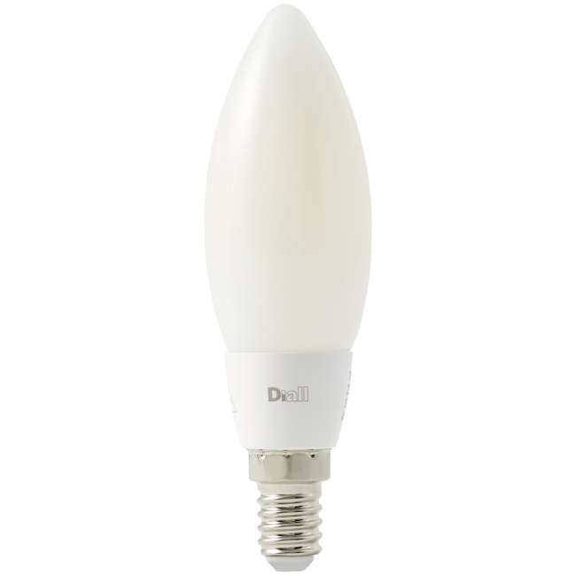 Żarówka LED Diall B35 E14 7,4 W 650 lm mleczna barwa neutralna DIM