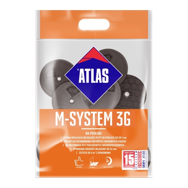 Łączniki do mocowania płyt na podłogach M-System Atlas 3G L 110