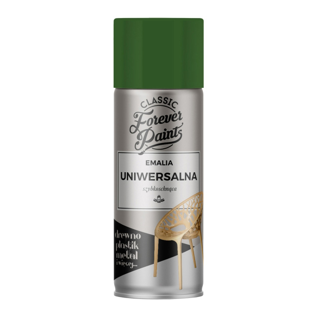 Emalia uniwersalna szybkoschnąca Forever Paints 400 ml zielona