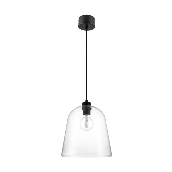 Lampa wisząca GoodHome Calume 1-punktowa E27 28 cm transparentna