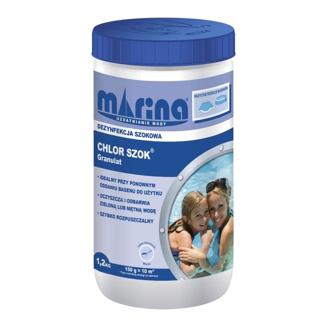 Chlor szok granulat Marina 1,2 kg