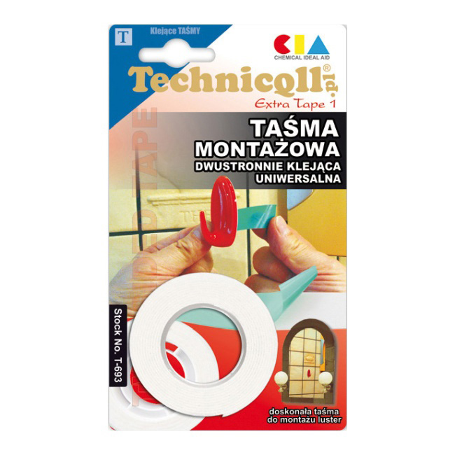 Taśma montażowa Technicqll 1,5 m x 19 mm