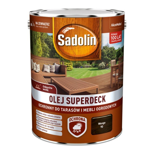 Olej do drewna Sadolin Superdeck wenge 5 l