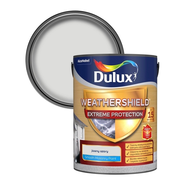 Farba elewacyjna Dulux Extreme jasny szary 5 l