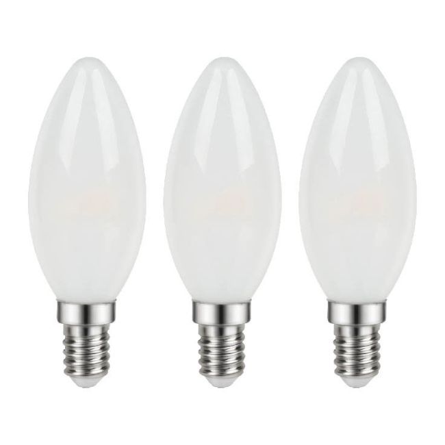 Żarówka LED Diall Filament C35 E14 470 lm 2700 K 3 szt.