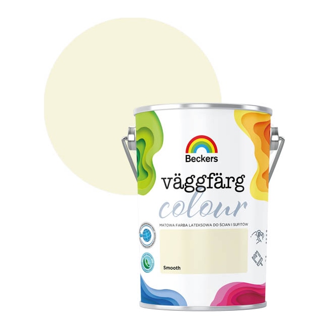 Farba lateksowa Beckers Vaggfarg Colour smooth 5 l