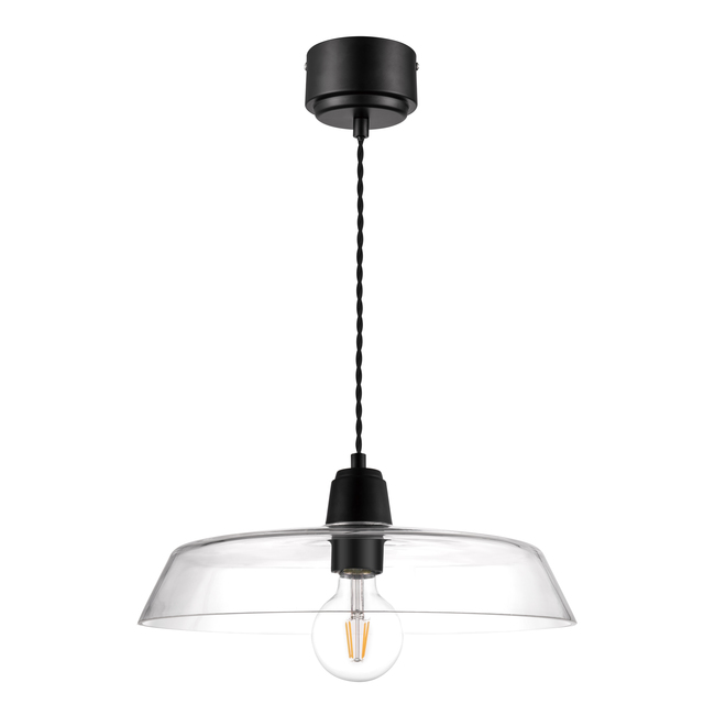 Lampa wisząca GoodHome Gammuse 1-punktowa E27 transparentna