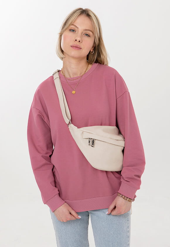 Lillow - Bluza COMFY - smoke rose - Materiał bawełna - Uszyto w Polsce