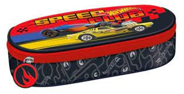 Piórnik saszetka usztywniona z wewnętrzną klapką PC1 Hot Wheels St.Right