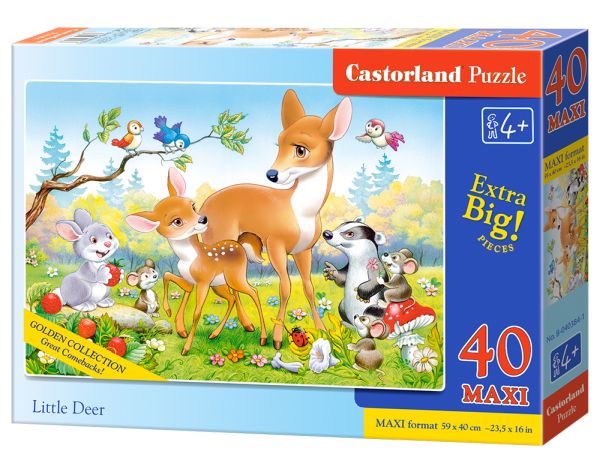 Puzzle 40E MAXI LITTLE DEER Castorland