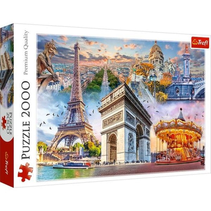 Puzzle 2000 el. Weekend w Paryżu