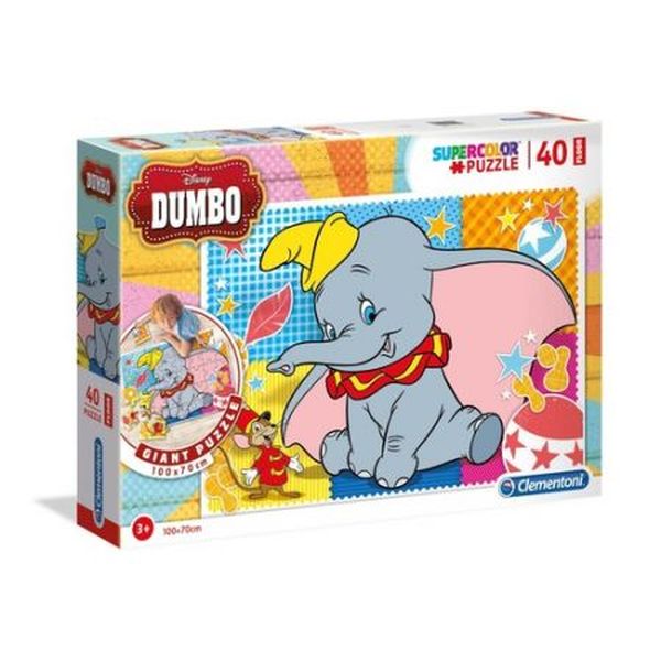 PUZZLE 40 MAXI PODŁOGOWE SUPER KOLOR Dumbo