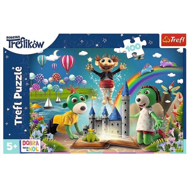 Trefl Puzzle 200 el. Bajkowy Wieczór z Treflikami