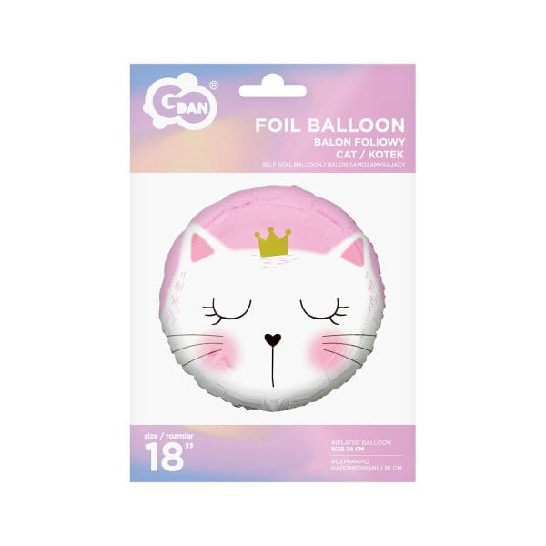 Balon foliowy Kotek, 18" Godan