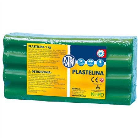 PLASTELINA ASTRA 1KG ZIELONA