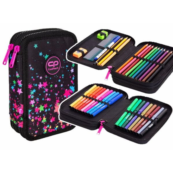 Coolpack Piórnik Jumper 2 podwójny z wyposażeniem GALAXY