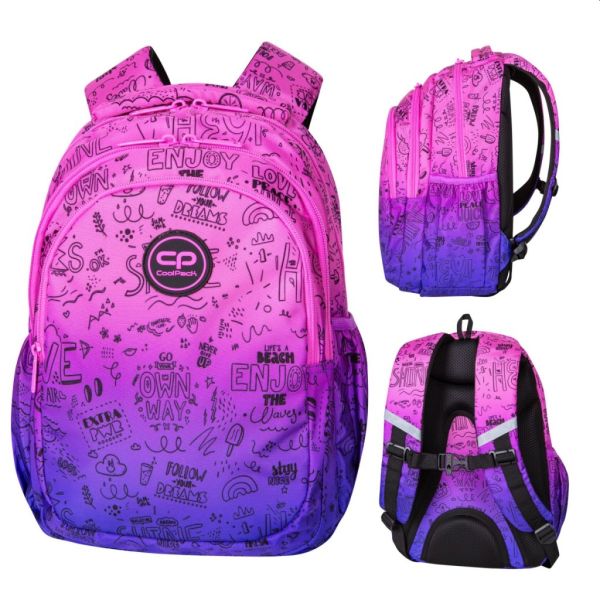 Coolpack Plecak młodzieżowu Jerry Purple Scribble