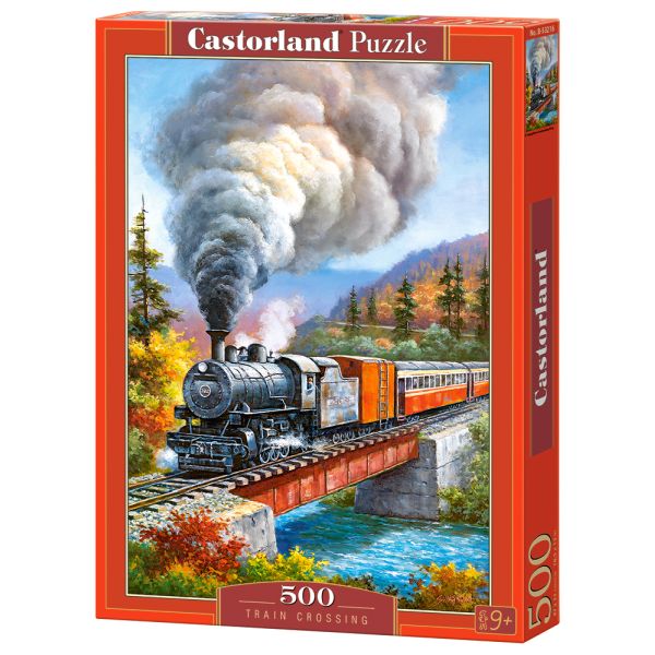 PUZZLE 500 EL B-53216 TRAIN CROSSIN